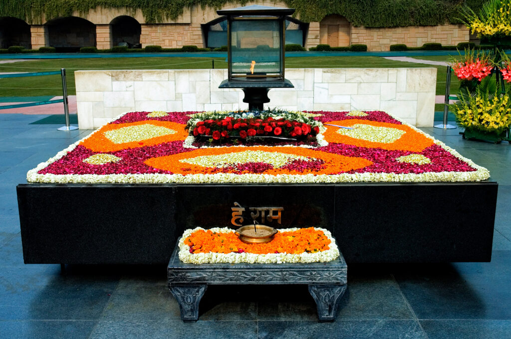 Raj Ghat memorial in Delhi, included in our one day Delhi tour package.
