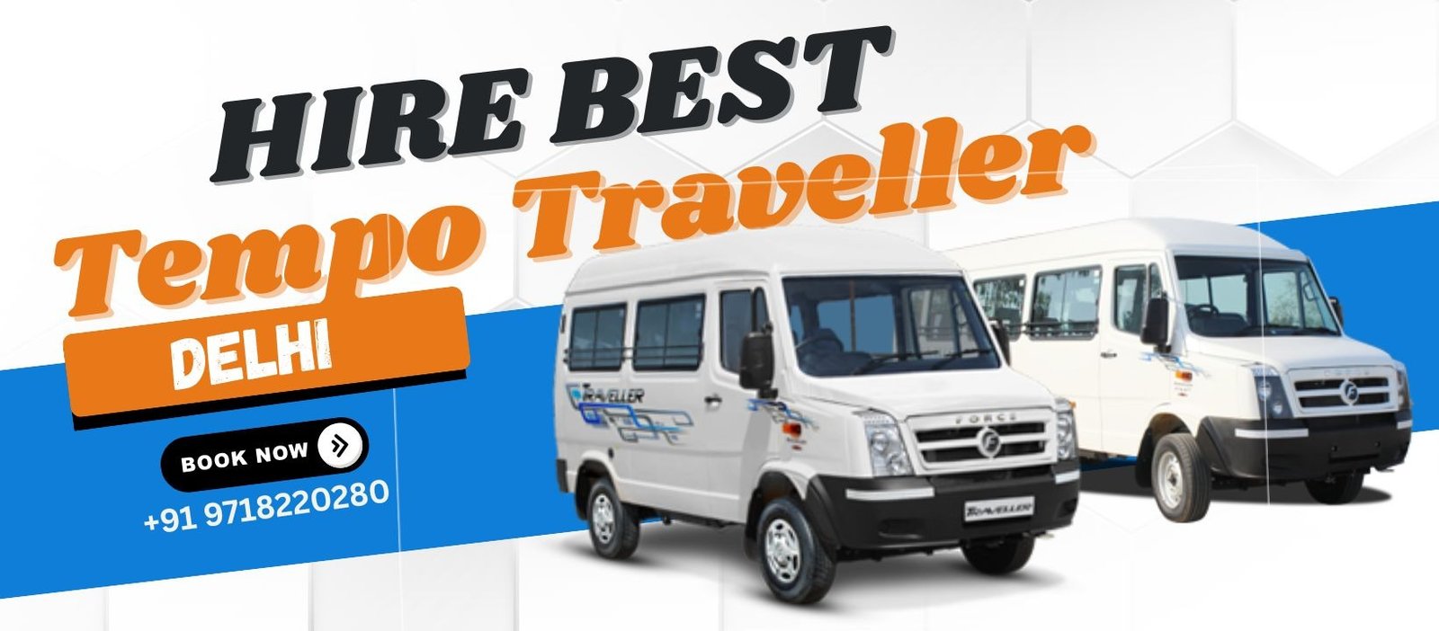 Tempo Traveller on Rent in Delhi for group travel