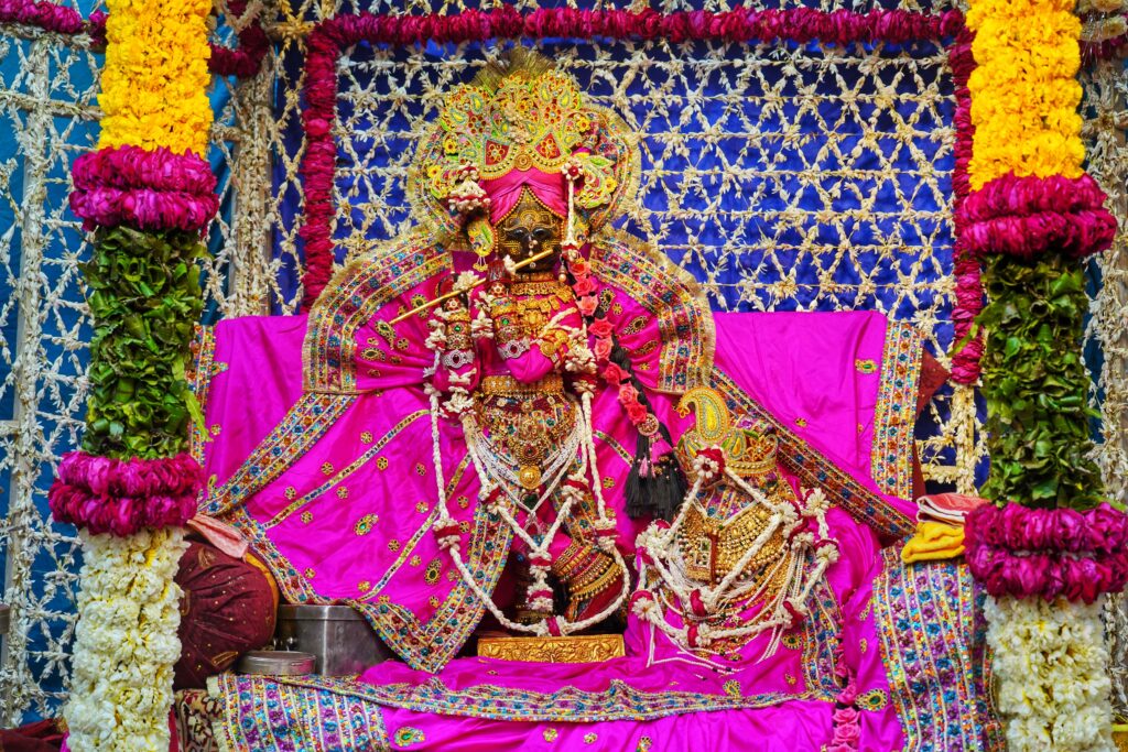 Shri Radha Vallabh Temple in Vrindavan, a historic shrine dedicated to the divine love of Radha and Krishna.
