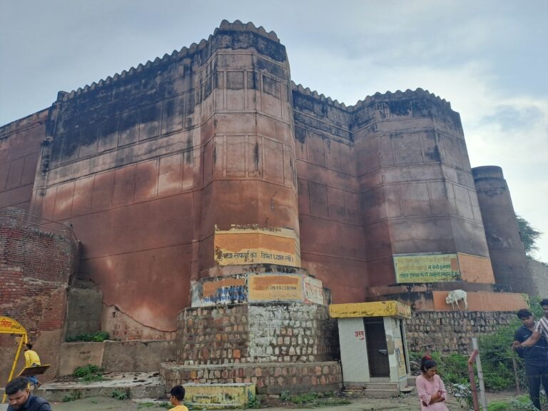 Kans Quila in Mathura, the historic fort associated with King Kansa, uncle of Lord Krishna.