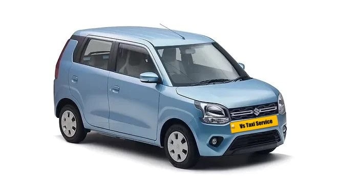 WagonR hatchback cab for Delhi sightseeing tour by VS Taxi Service