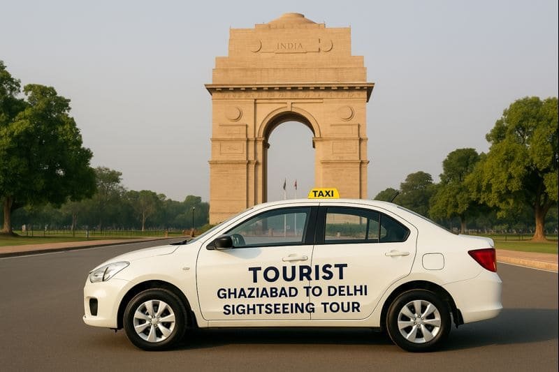 Ghaziabad to Delhi sightseeing tour by cab