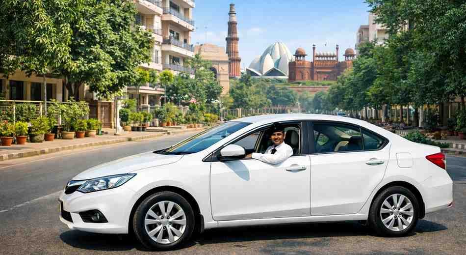 Taxi Service in Ramesh Nagar with clean AC car and professional driver