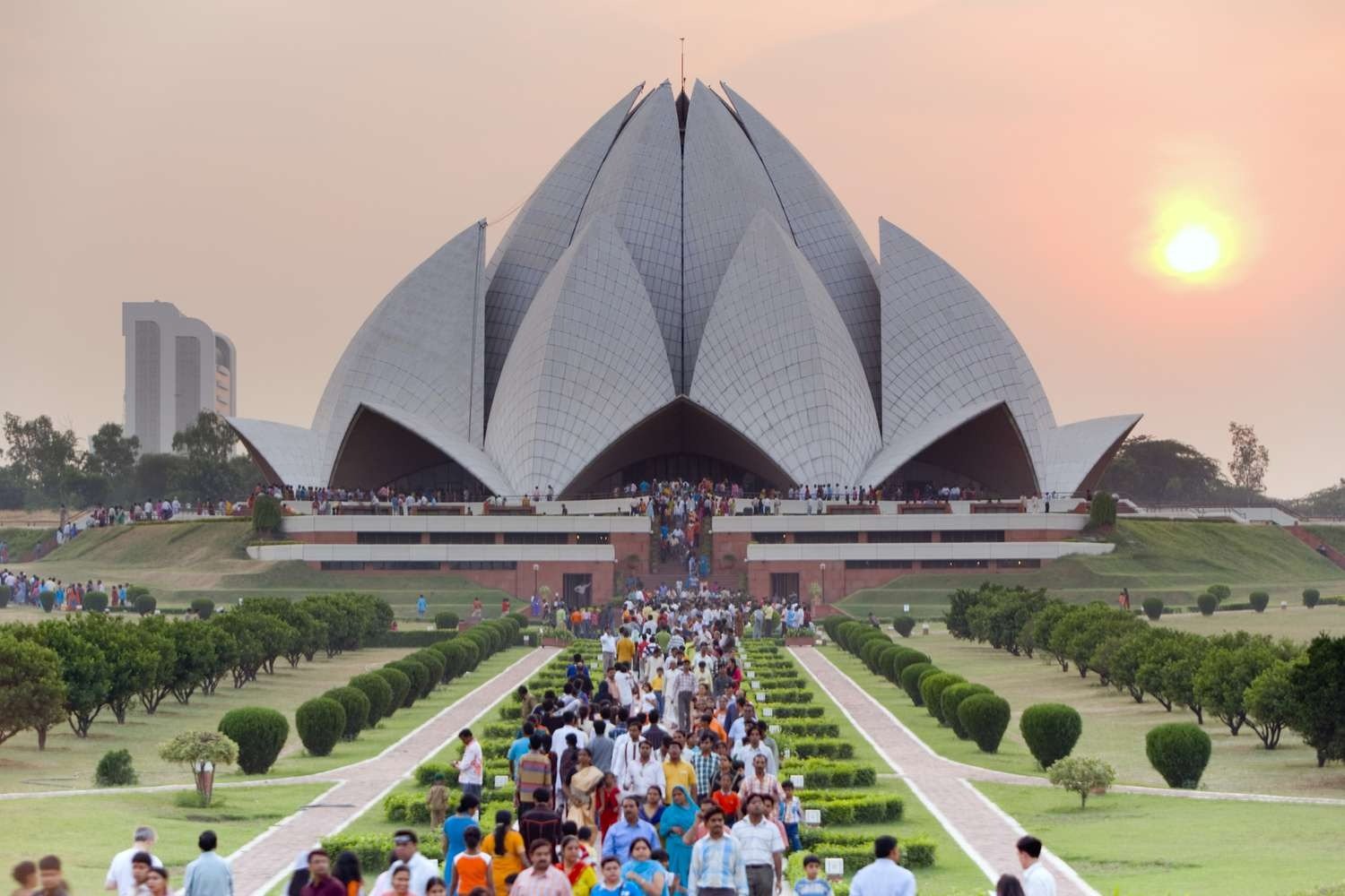Lotus Temple Delhi – Famous Bahai Temple included in Half Day Delhi Tour Package