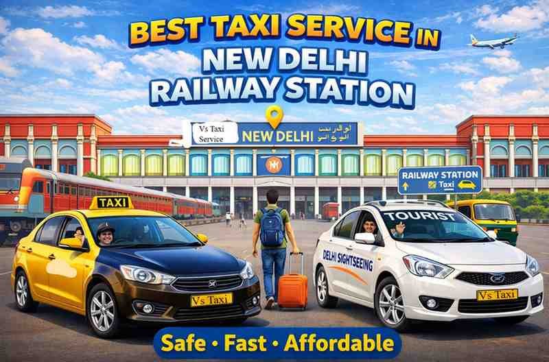 Taxi service at New Delhi Railway Station pickup and drop