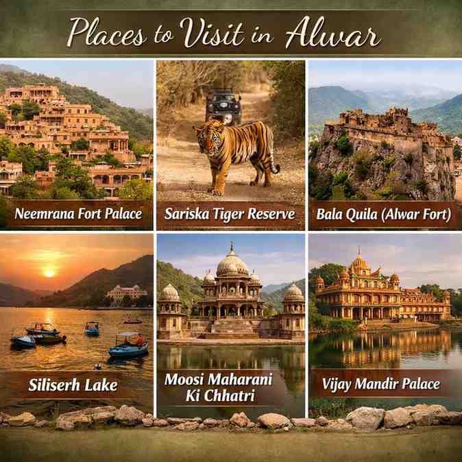 Places to visit in Alwar Rajasthan tourist attractions