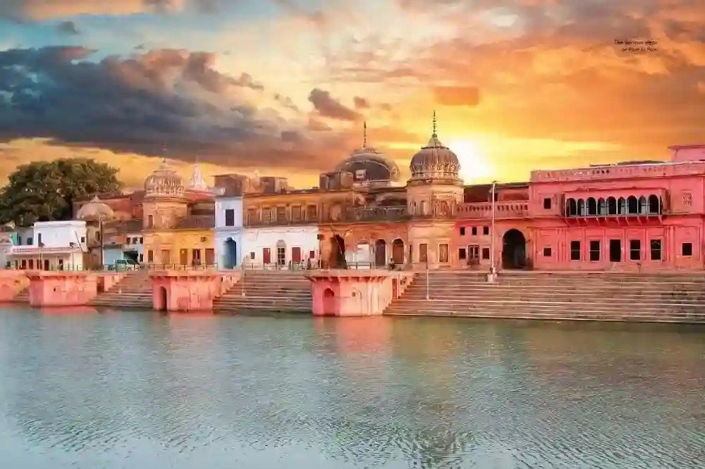 Saryu River Ghat Ayodhya during one day Lucknow to Ayodhya Tour Packages