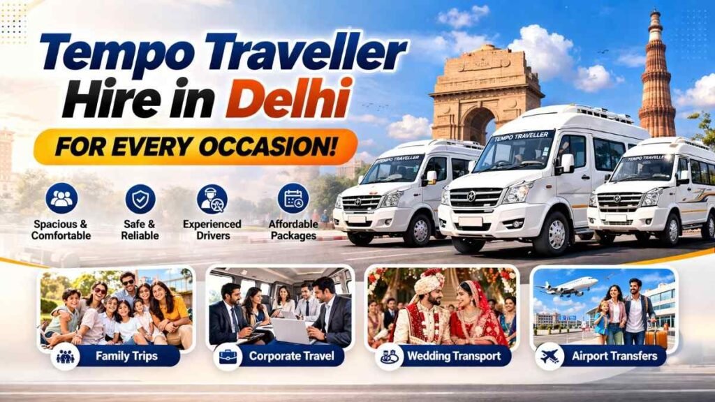 hire tempo traveller for ALL occasio