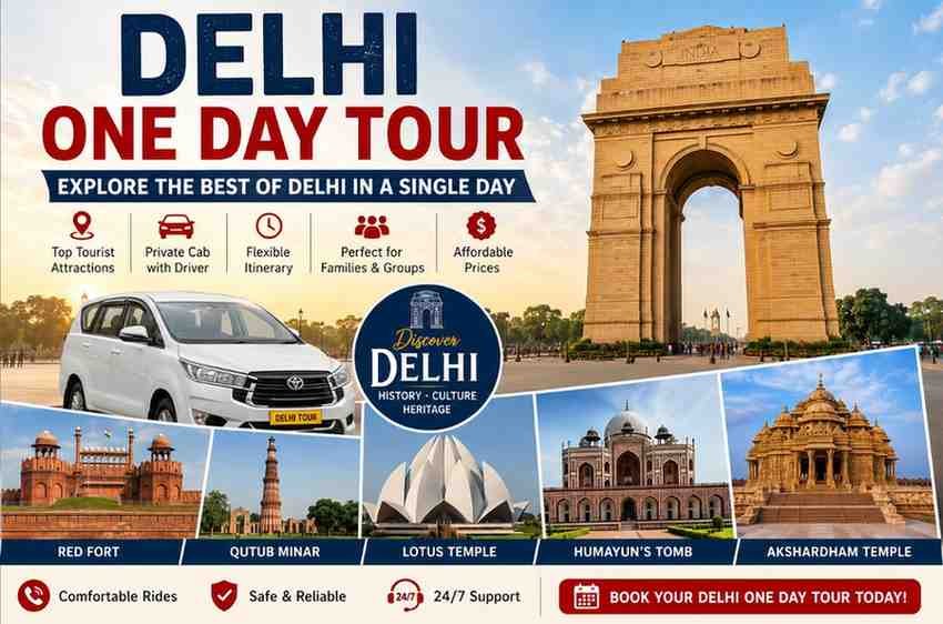 One day Delhi tour Pakages