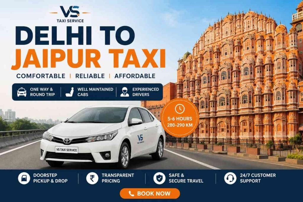 DELHI TO JAIPUR TAXI