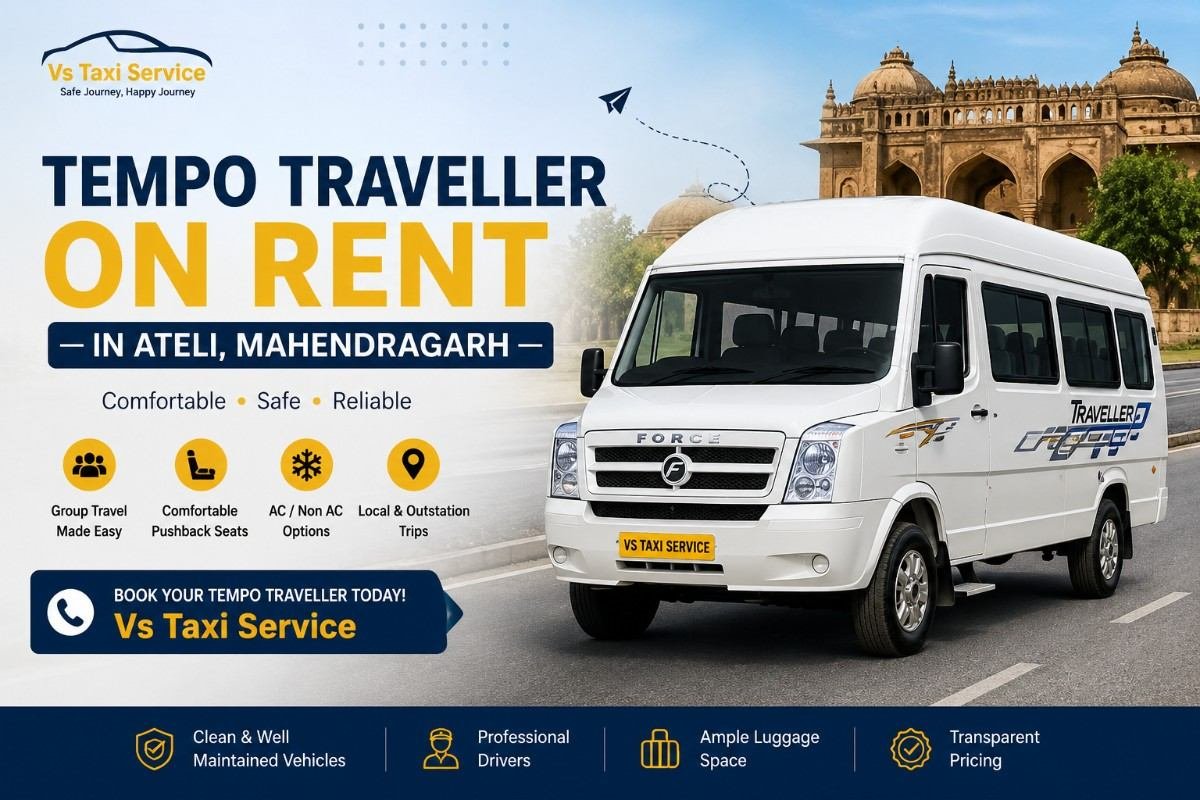 Tempo Traveller on Rent in Ateli, Mahendragarh
