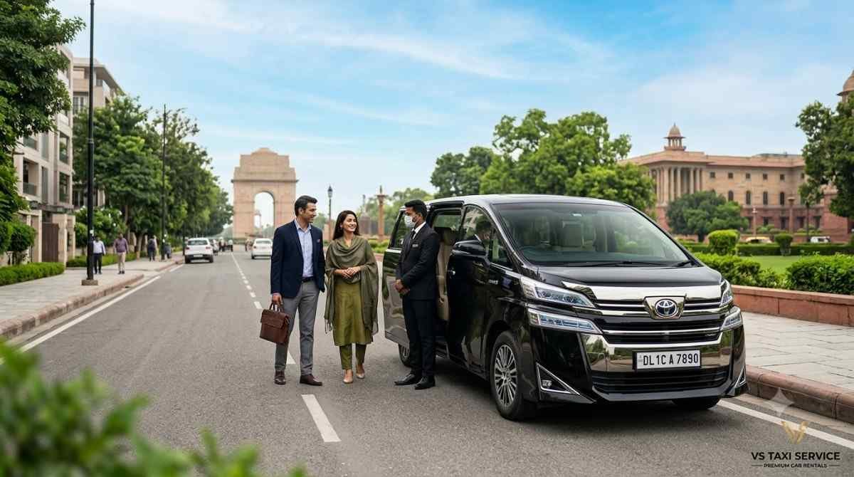 toyota vellfire on rent in delhi
