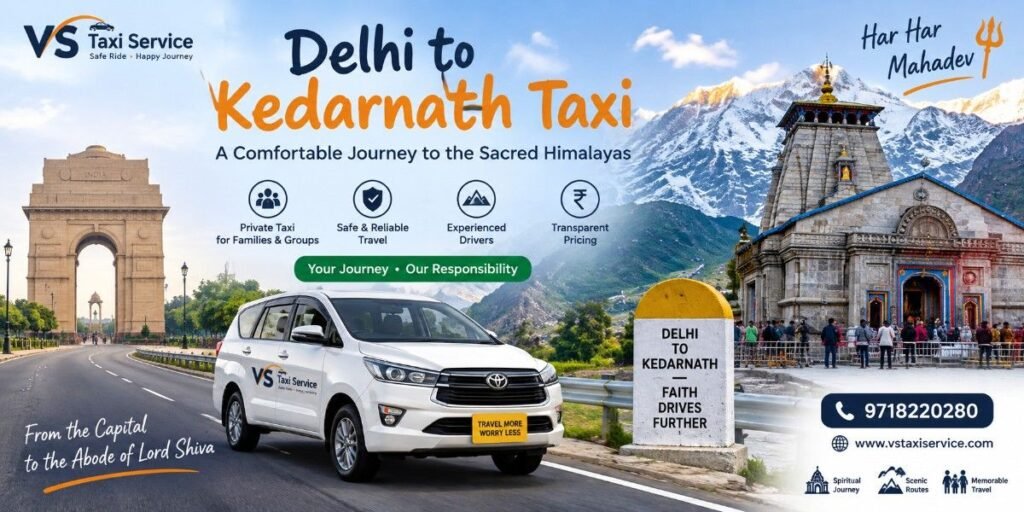 Delhi to Kedarnath Taxi / Cab for Kedarnath Yatra Car Rental Service