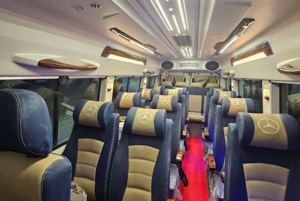 16 Seater Tempo Traveller rental in Delhi for group and family travel