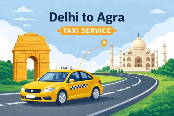 delhi to agra cab